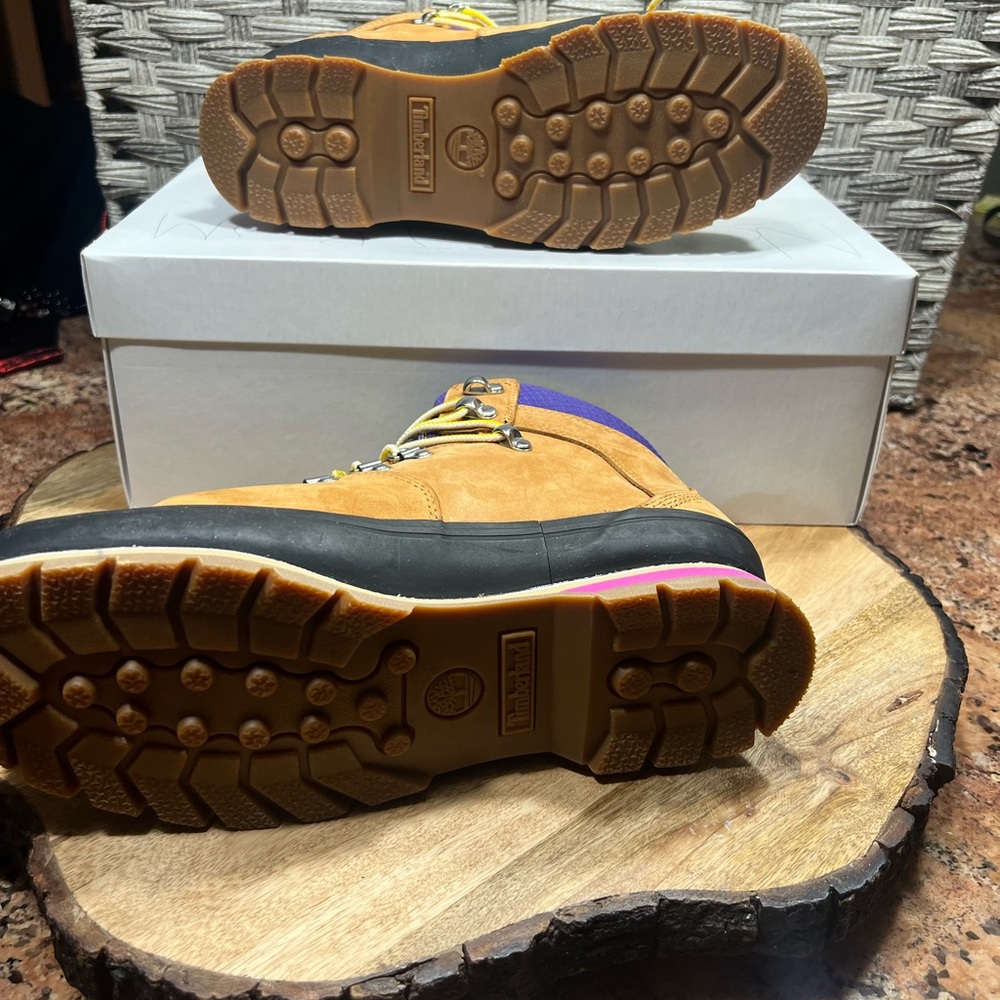 Timberland Women's Beige Euro Hiker Waterproof Boots 14 - Picture 10 of 10